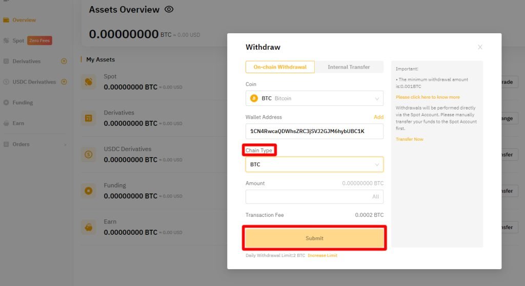 Withdraw