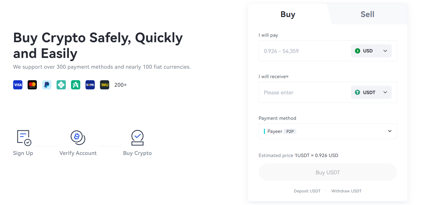 Payment methods