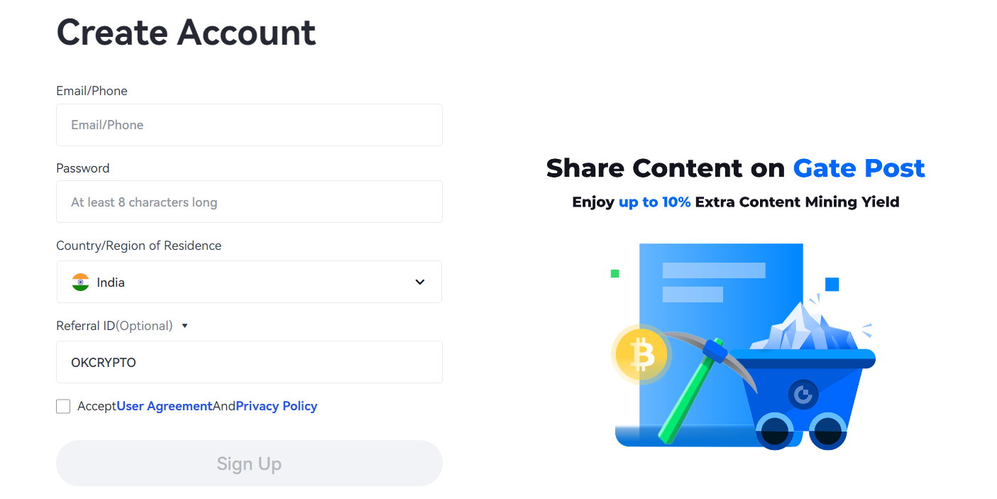 creating account