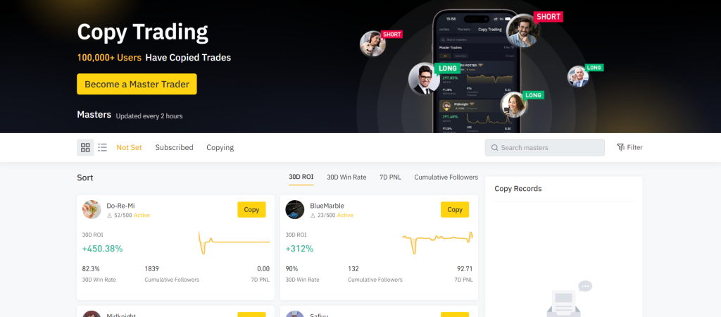 copy trading