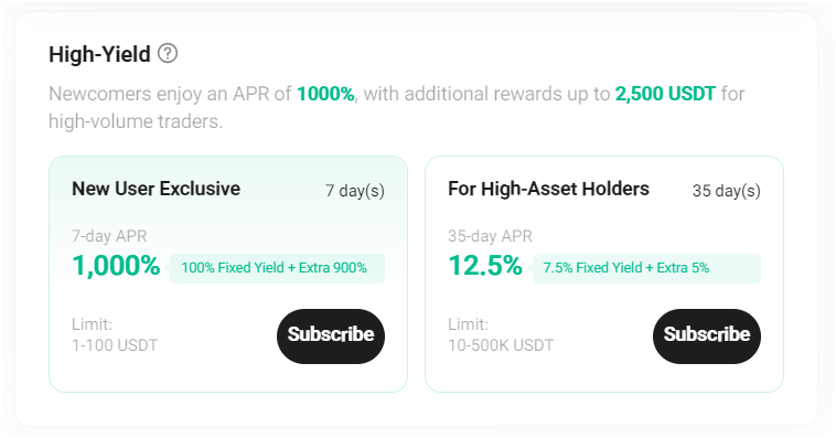 high yield