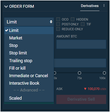 order types